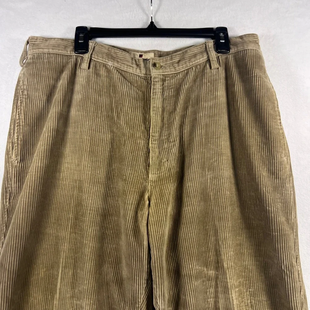 WOOLRICH Khaki Corduroy Pants‎ Mens Size 36x27 Relaxed Fit Grunge Granola